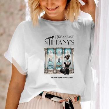 Imagem de Camiseta Feminina Audrey - Ideal para Viagens e Verão, BR-G4, Branco