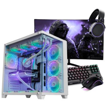 Imagem de PC Gamer Completo Ryzen 7 5700X, RTX 4060, 32GB RGB DDR4, SSD NVMe 1TB, 700W 80 Plus, Full White - LPS5JHPC-E