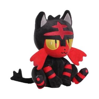 Imagem de Crianças Pokemon Rowlet Litten Poplio Brinquedo De Pelúcia Dos Desenho