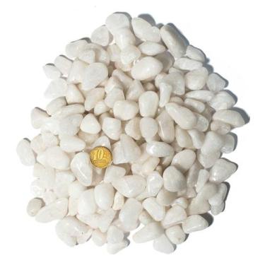 Imagem de 1kg Quartzo Leitoso Rolado Pedra Natural P 10 a 20mm Tipo B - Cristais