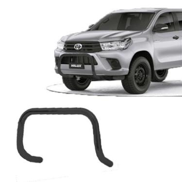 Imagem de Parachoque Quebra Mato Hilux 2019 2020 2021 2022 Preto - Solar
