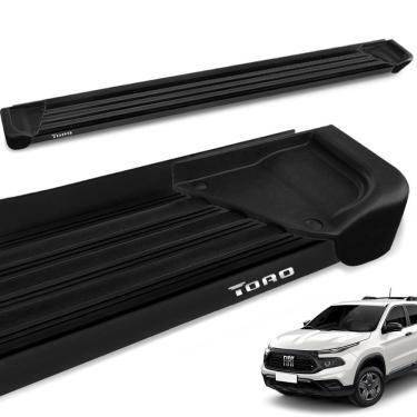 Imagem de Estribo Lateral Toro 2016 A 2024 Aluminio Preto A1 Gtnox