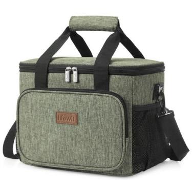 Imagem de Lancheira Lifewit Large Isolated Cooler 15L verde escuro