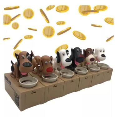 Imagem de Cofrinho De Cachorro Comedor De Dinheiro Elétrico - Tomate, Preto