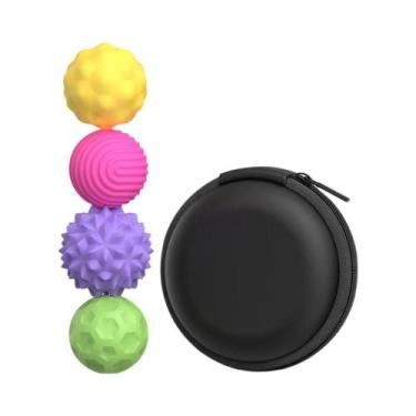 Imagem de Bola De Massagem Sensorial Magnética De Silicone Macio Para Mão, Pé E 