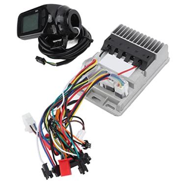 Imagem de 48V 60V 500W onda senoidal Brushless Controller Kit 3 Modos Scooter Brushless Controller com LCD Liga de alumínio Habitação para bicicleta elétrica Motor Control