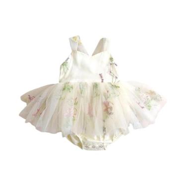 Imagem de Macacão de Bebê Menina com Bordado Floral - 0 a 2 Anos - Verão, 3 milh