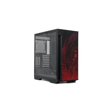 Imagem de Gabinete Gamer Redragon Strafe Infernal Dragon, Mid Tower, Lateral em Vidro Temperado, Preto - GC-706IF