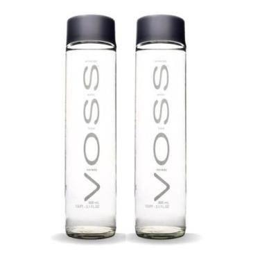 Imagem de Kit 2 Água Voss Sem Gás Norueguesa Garrafa de Vidro 800ml