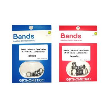 Imagem de Banda Anatômica Universal para Molar Reposição (C/10 Unds) - Orthometr