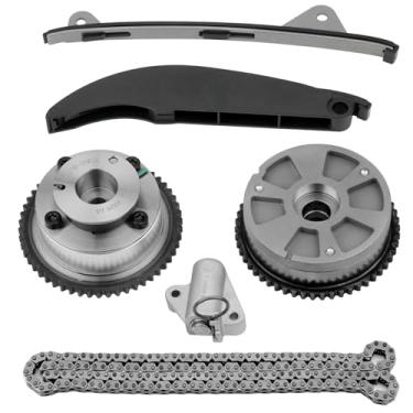 Imagem de Kit de corrente de distribuição 24350-2E700 24321-2E010 com roda dentada de engrenagem VVT de admissão e exaustão adequada para Hyundai Elantra Kona Veloster 2017-2022 Kia Forte/Forte 5 2.0L