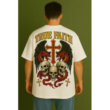 Imagem de Camiseta Streetwear Oversized Masculina - swagon, G