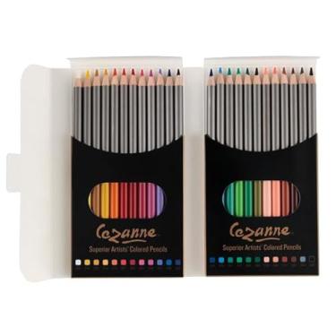 Imagem de Creative Mark Lápis de cor premium Cezanne Conjunto de 24 lápis de cor altamente pigmentados para desenhar, misturar, colorir e mais
