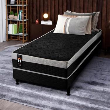 Imagem de Conjugado Solteiro Dallas D28 Ortopédico 88x188x56 Preto