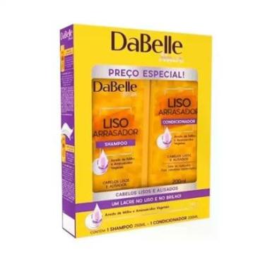 Imagem de Kit Shampoo + Condicionador Liso Arrasador Dabelle 450Ml-Unissex