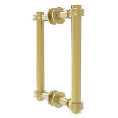Imagem de Allied Brass Puxador contemporâneo de porta de chuveiro 404G-8BB 20,32 cm, bronze acetinado