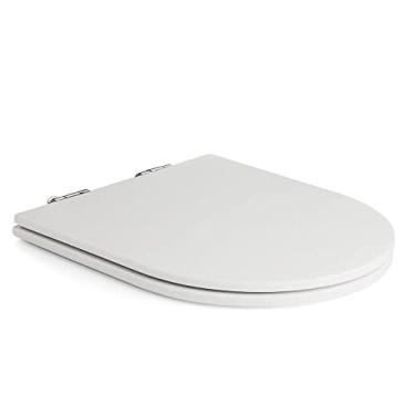 Imagem de Assento Sanitário Poliester Antimicrobiano Soft Close Lift Branco para vaso Docol