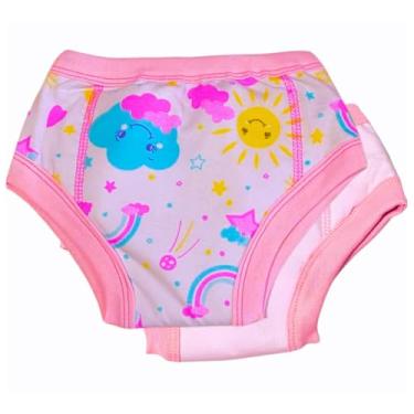 Imagem de Kit desfralde - 02 Calcinhas de treinamento para o Desfralde Infantil Raio de Sol (ROSA, XL (05-07 anos))