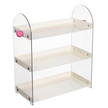 Imagem de DimyFew Suporte para canecas de café, organizador de, multiuso, faça você mesmo, estação de copos, organizador, porta-copos para casa, cômoda e, Bege