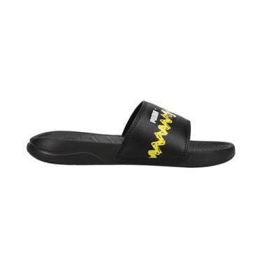Imagem de PUMA Sandália infantil unissex Peanuts Popcat 20 Slide, Puma - milho, 1 Little Kid