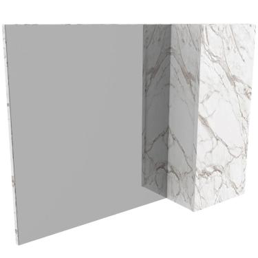 Imagem de Espelheira para Banheiro 80 cm com 1 Porta Marina