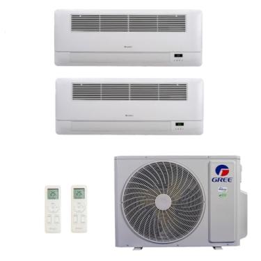 Imagem de Ar-Condicionado Multi Split Inverter R-32 Gree 30.000 (2x Evap Cassete 1 Via 22.000) Quente/Frio 220V