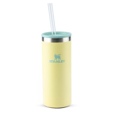 Imagem de Stanley - Can Cooler Slim com tampa e canudo, copo térmico de 296 ml para manter as bebidas em lata geladas, Pomelo