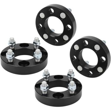 Imagem de Haruma Espaçadores de roda 4 x 4 para carro EZ Go Club, espaçador de roda ATV com furo de cubo de 2,5 cm 66 mm com pinos de 1/5.1 cm x 20 4 peças 4 terminais acessórios de carro para carrinho de golfe
