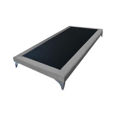 Imagem de Cama Montessoriana Adulto Oriental Premium Solteiro Veludo Cinza - CON