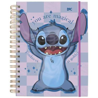 Imagem de Caderno Smart Universitário Disney Stitch 80 Folhas Dac 4074