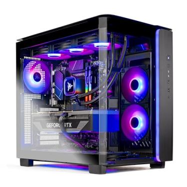Imagem de Skytech King 95 Gaming PC Desktop, Ryzen 9 9900X 4,4 GHz (5.6GHz Turbo Boost), NVIDIA RTX 5070 12GB GDDR7, 1TB Gen4 NVMe SSD, 32GB DDR5 RAM 6000 RGB, 850W Gold PSU, 360mm ARGB AIO, Wi-Fi, Win 11