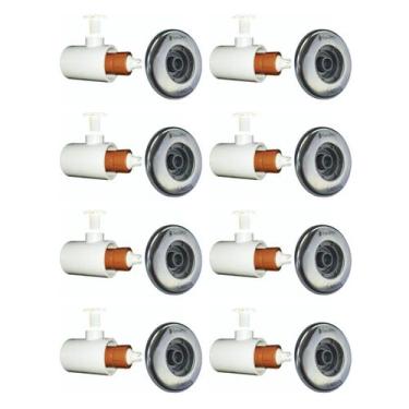 Imagem de Kit 8 bico jato hidromassagem pratic inox sodramar 50mm