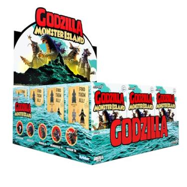 Imagem de Super7 Toho Godzillla Monster Island Blind Box - (12 Pack) 3.75" Toho Godzilla Action Figures Classic Movie Monster Collectibles and Retro Toys