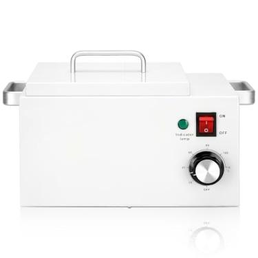 Imagem de Aquecedor de cera profissional de 2,5 kg para depilação, pote de cera grande com configurações de ajuste de temperatura de 0-120 °C para casa, salão de beleza, spa, barbearia, presente