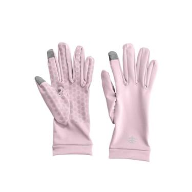 Imagem de Coolibar Luvas UV unissex FPS 50+, cinza elegante, PP, sólido - protetor solar, Malva empoeirada, G