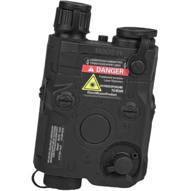 Imagem de H World Shopping Caixa modelo FMA Navy Seal PEQ-15 para tela tática AEG Airsoft preta (apenas capa)