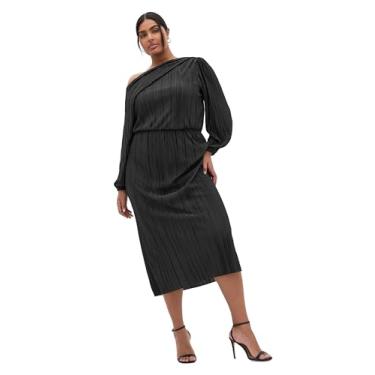 Imagem de City Chic Vestido feminino plus size - Jay, Preto, 48