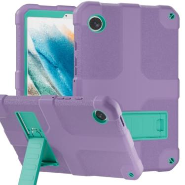 Imagem de Stweap Capa para Samsung Galaxy Tab A9 modelo 2023 de 8,7 polegadas (SM-X110/X115/X117), capa protetora híbrida de três camadas resistente à prova de choque com suporte para tablet Samsung A9 de 8,7