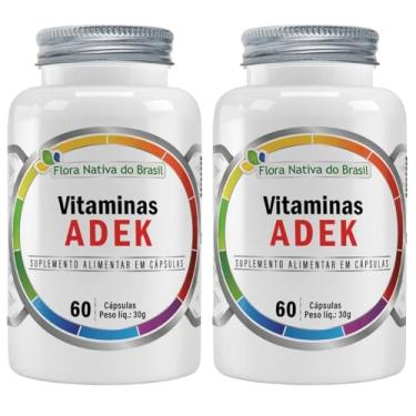 Imagem de KIT 2X Vitaminas ADEK 60 cápsulas - Flora Nativa