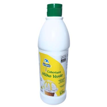 Imagem de Cobertura Para Sorvetes Sobremesas Bebidas Vários Sabores 1,3kg (Milho Verde)