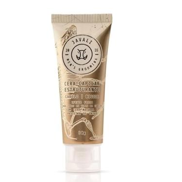 Imagem de Finalizador Capilar Estruturante Cera Para Cabelo e Bigode Masculina Forte Fixação (30g)
