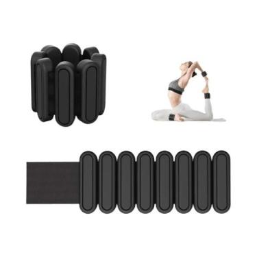 Imagem de Pesos Ajustáveis Para Tornozelos E Pulsos De 1 Libra Com Faixas De Sil