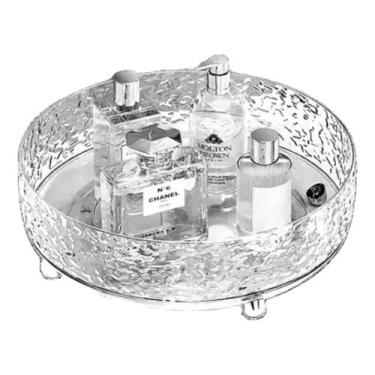 Imagem de Bandeja Organizadora Multiuso Giratória em Plástico PET 23cm - Clink