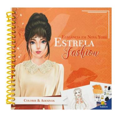 Imagem de Estrela Fashion - Colorir & Adesivos: Elegância em Nova York