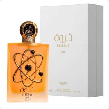 Imagem de Perfume Árabe Lattafa Tharwah Gold EDP 100ml Unissex