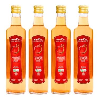 Imagem de Vinagre de Maçã Orgânico Serra Gaúcha Acidez 4% 500mL Vidro