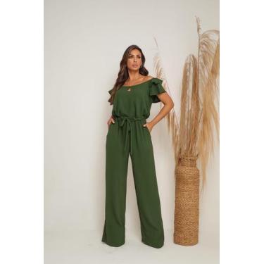 Imagem de Conjunto Social Feminino Calça Pantalona E Blusa Elegante - SHOPKS, Ve