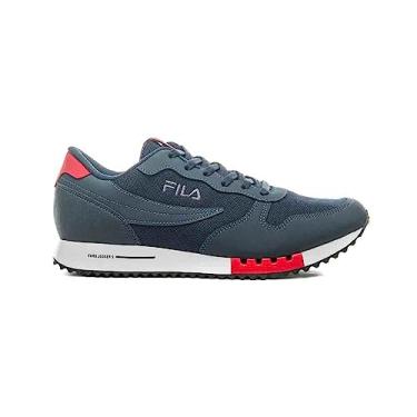 Imagem de Tênis Fila Euro Jogger Masculino - Azul e Vermelho (br_footwear_size_system, adult, numeric, numeric_37)