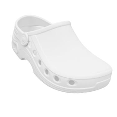 Imagem de Babuche Sapatilha Tênis Meia EPI Hospitalar Enfermagem Cozinha Confortável Impermeável Leve e Macio Cozinha e Hospital (Branco, BR, Adulto, Faixa Numérico, 42, 43)