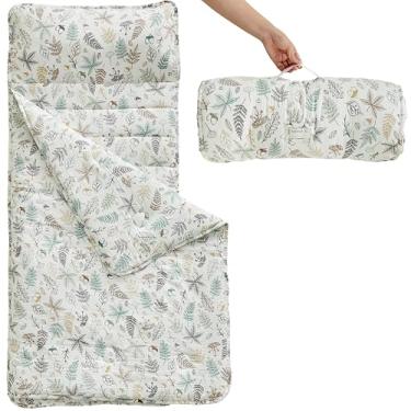 Imagem de JHCHMX Tapete de cochilo infantil com travesseiro e cobertor, tapete de dormir infantil extragrande, sacos de dormir macios para meninos e meninas, perfeito para creche, pré-escola, viagem